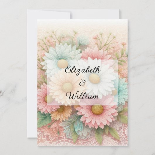 Minimalistische Kalligraphie Einladung (Vorderseite)