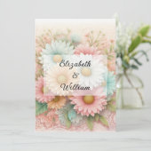 Minimalistische Kalligraphie Einladung (Stehend Vorderseite)