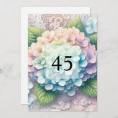 Minimalistische Kalligraphie Einladung (Vorne/Hinten)