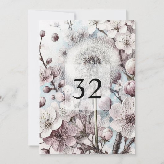 Minimalistische Kalligraphie Einladung (Vorderseite)