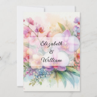 Minimalistische Kalligraphie Einladung