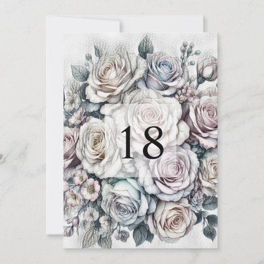 Minimalistische Kalligraphie Einladung (Vorderseite)