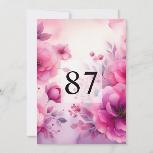 Minimalistische Kalligraphie Einladung (Vorderseite)