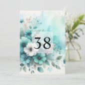 Minimalistische Kalligraphie Einladung (Stehend Vorderseite)