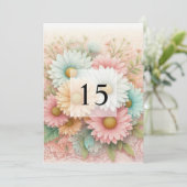 Minimalistische Kalligraphie Einladung (Stehend Vorderseite)