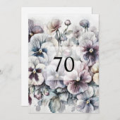 Minimalistische Kalligraphie Einladung (Vorne/Hinten)