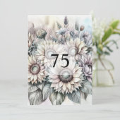 Minimalistische Kalligraphie Einladung (Stehend Vorderseite)