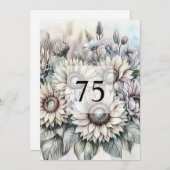 Minimalistische Kalligraphie Einladung (Vorne/Hinten)