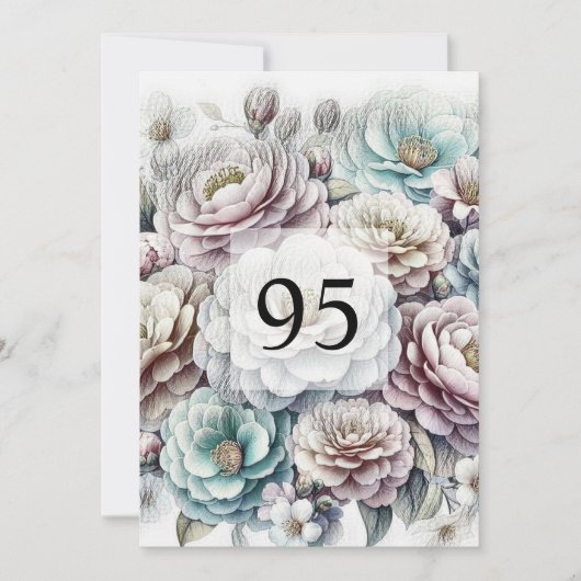 Minimalistische Kalligraphie Einladung (Vorderseite)