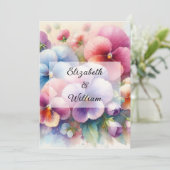 Minimalistische Kalligraphie Einladung (Stehend Vorderseite)