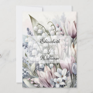 Minimalistische Kalligraphie Einladung