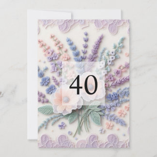 Minimalistische Kalligraphie Einladung