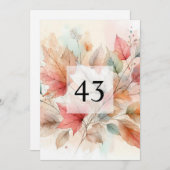 Minimalistische Kalligraphie Einladung (Vorne/Hinten)