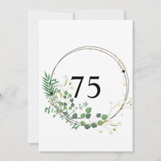 Minimalistische Kalligraphie Einladung