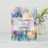 Minimalistische Kalligraphie Einladung (Stehend Vorderseite)