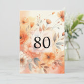 Minimalistische Kalligraphie Einladung (Stehend Vorderseite)