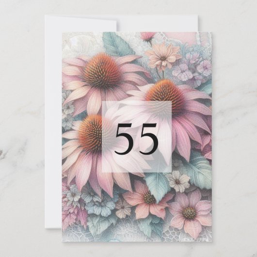 Minimalistische Kalligraphie Einladung (Vorderseite)