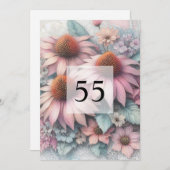 Minimalistische Kalligraphie Einladung (Vorne/Hinten)