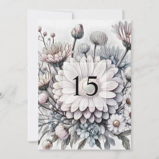 Minimalistische Kalligraphie Einladung (Vorderseite)