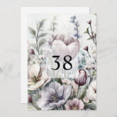 Minimalistische Kalligraphie Einladung (Vorne/Hinten)