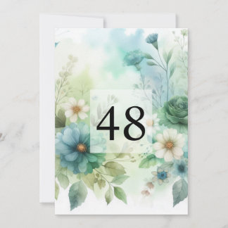 Minimalistische Kalligraphie Einladung