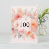 Minimalistische Kalligraphie Einladung (Stehend Vorderseite)