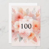 Minimalistische Kalligraphie Einladung (Vorne/Hinten)