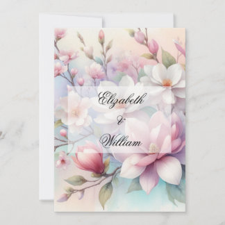 Minimalistische Kalligraphie Einladung