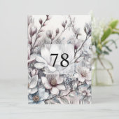 Minimalistische Kalligraphie Einladung (Stehend Vorderseite)