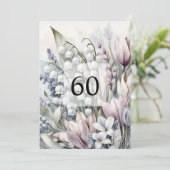 Minimalistische Kalligraphie Einladung (Stehend Vorderseite)