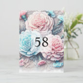 Minimalistische Kalligraphie Einladung (Stehend Vorderseite)