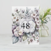 Minimalistische Kalligraphie Einladung (Stehend Vorderseite)