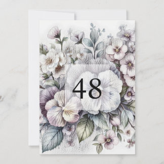 Minimalistische Kalligraphie Einladung