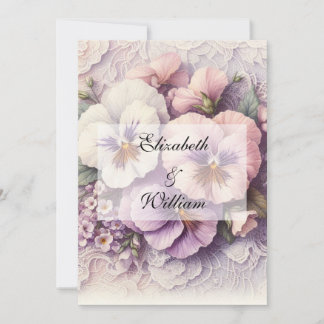 Minimalistische Kalligraphie Einladung