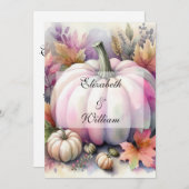 Minimalistische Kalligraphie Einladung (Vorne/Hinten)