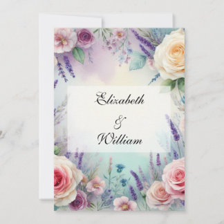 Minimalistische Kalligraphie Einladung