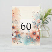 Minimalistische Kalligraphie Einladung (Stehend Vorderseite)