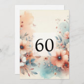 Minimalistische Kalligraphie Einladung (Vorne/Hinten)