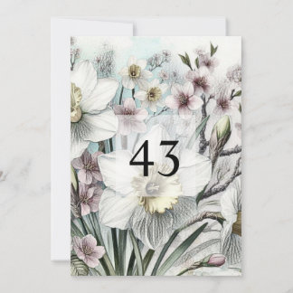 Minimalistische Kalligraphie Einladung