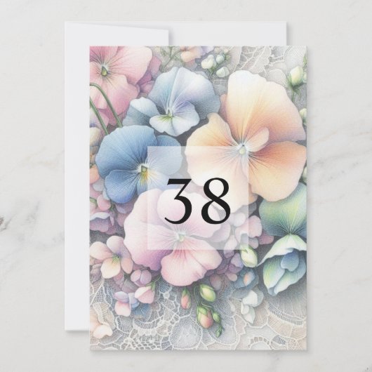 Minimalistische Kalligraphie Einladung (Vorderseite)