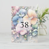 Minimalistische Kalligraphie Einladung (Stehend Vorderseite)