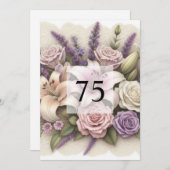 Minimalistische Kalligraphie Einladung (Vorne/Hinten)