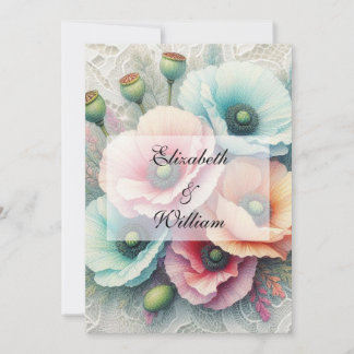 Minimalistische Kalligraphie Einladung