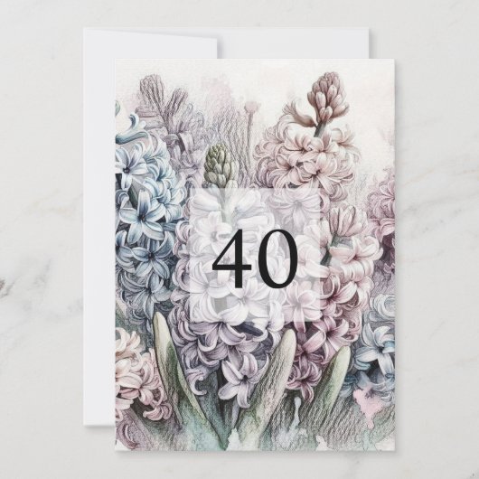 Minimalistische Kalligraphie Einladung (Vorderseite)