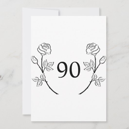 Minimalistische Kalligraphie Einladung (Vorderseite)