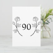 Minimalistische Kalligraphie Einladung (Stehend Vorderseite)