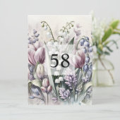 Minimalistische Kalligraphie Einladung (Stehend Vorderseite)