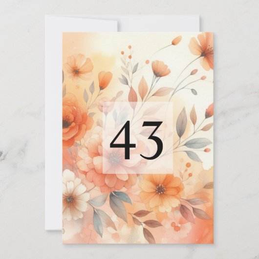 Minimalistische Kalligraphie Einladung (Vorderseite)