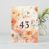 Minimalistische Kalligraphie Einladung (Stehend Vorderseite)