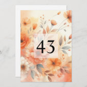 Minimalistische Kalligraphie Einladung (Vorne/Hinten)